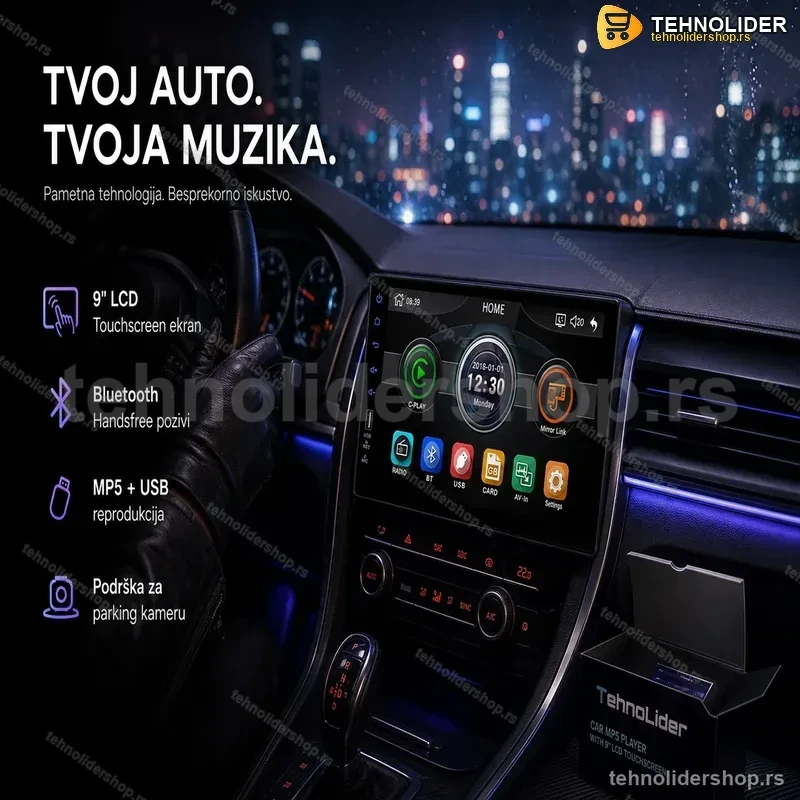 1 DIN Auto Multimedija 9 Inca – MP5 Player sa Bluetooth i LCD Ekranom 1 DIN Auto Multimedija 9 Inca – MP5 Player sa Bluetooth i LCD Ekranom