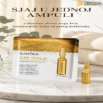 24K Zlatna Ampula Maska za lice – Duboka hidratacija i sjaj kože
