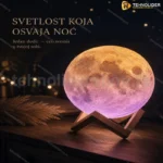 3D mesec lampa (lampa u obliku meseca)