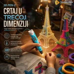 3d olovka sa plasticnim koncem