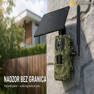 4G solarna lovačka kamera sa SIM karticom i živim prenosom