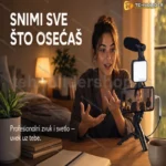 4 u 1 Set za Vlogovanje – Mikrofon, LED Lampa i Stativ za Kreatore Sadržaja