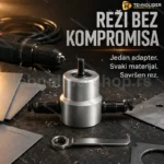 Adapter sekač za lim — nastavak za bušilicu i šrafilicu