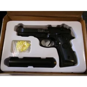 Airsoft pištolj C19 sa prigušivačem — metalni