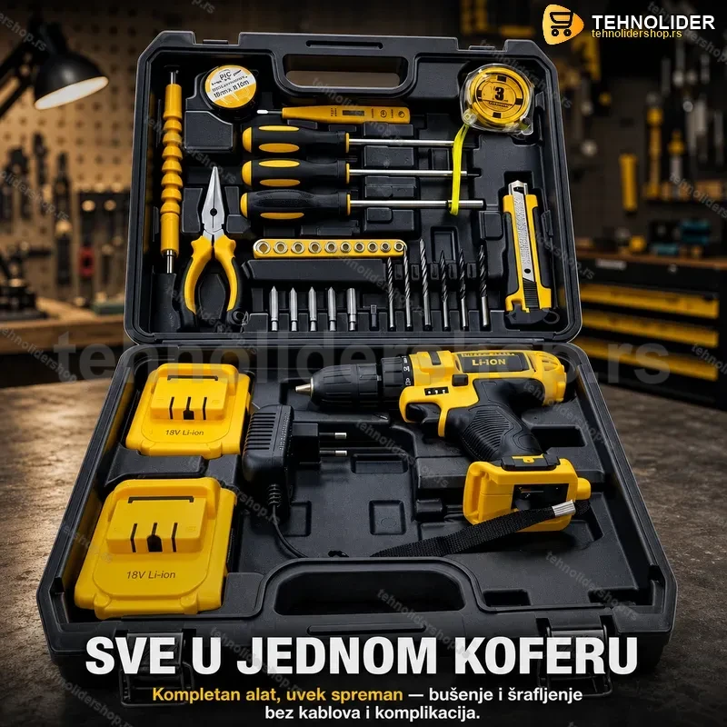 Aku bušilica sa priborom Aku bušilica sa priborom