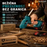 Aku Pištolj za Topli Lepak sa 2 Baterije – Bežični, Precizan