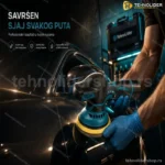 Aku Polirka za Auto 12V sa Potenciometrom – 6 Brzina, 2500–5000 RPM