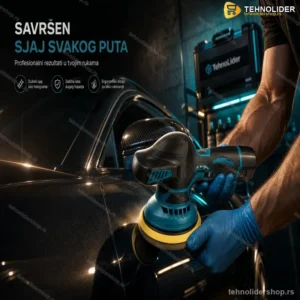 Aku Polirka za Auto 12V sa Potenciometrom – 6 Brzina, 2500–5000 RPM