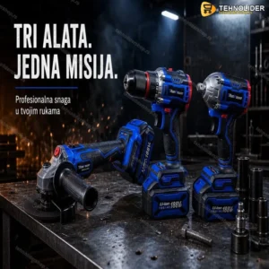 Aku set 3u1 Aku Brusilica+Aku odvijac+Aku srafilica TitanPower