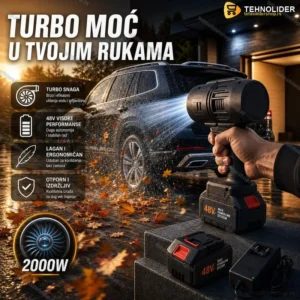 Aku Turbo Fen 2000W + DVE Baterije
