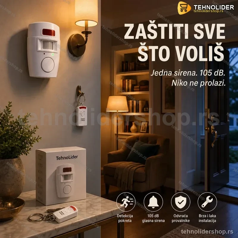 Alarm sa senzorom pokreta Alarm sa senzorom pokreta