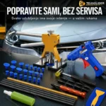 🔧 Set za Ispravljanje Udubljenja – Veliki Komplet za Popravku Oštećenja od Grada i Sudara
