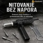 Alat za pop nitne dodatak za bušilicu