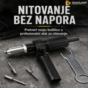 Alat za pop nitne dodatak za bušilicu