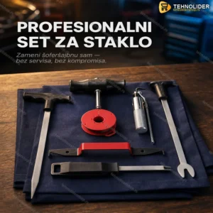Alat za Skidanje Vetrobranskog Stakla – Profesionalni 7-Delni Set