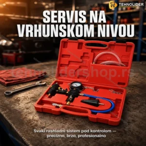 Alat za vakumiranje i punjenje rashladnog sistema vozila