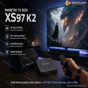Android TV Box XS97 K2 – 4K HDR Streaming, 2GB RAM, Android 10