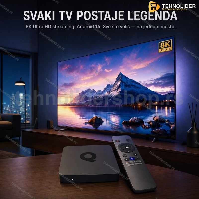 android-tv-box-8k-tehnolidershop Android 14 Smart TV Box 8K – Allwinner H313, 64GB, Ultra HD streaming