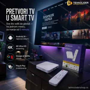 H96 MAX Android TV Box 14.0 – Pretvori Bilo Koji TV u Smart TV