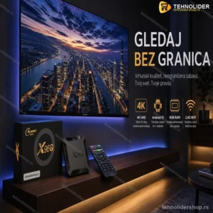 Android TV Box X96Q H313 – 4K Resiver 2GB/16GB, Android 10