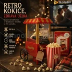 Aparat za Kokice Retro Kolica – Vrući Vazduh, Zdravija Užina