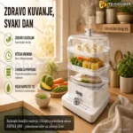DSP KA-5015 Aparat za Kuvanje na Pari – 3 Nivoa, 1200W