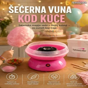 Mini Aparat za Šećernu Vunu – Slatka Zabava za Celu Porodicu