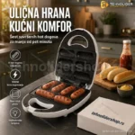 Aparat za Hot Dog – Kućni Uređaj za 6 Hot Dogova, 900W