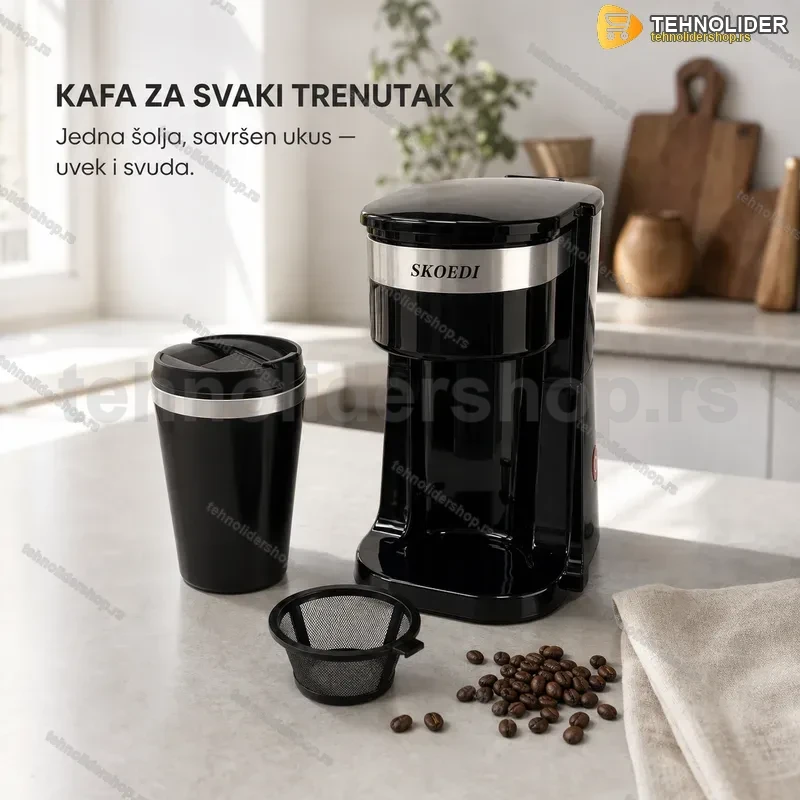 Aparat za Kafu sa Prenosivom Šoljom Aparat za Kafu sa Prenosivom Šoljom