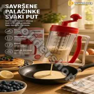 Aparat za Palačinke sa Mikserom i Preciznim Dozerom 800ml