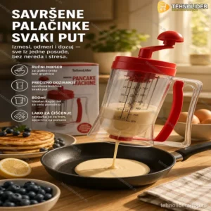 Aparat za Palačinke sa Mikserom i Preciznim Dozerom 800ml