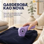 Aparat za uklanjanje dlačica sa tkanine — bežični, lagan, za sve vrste tkanina