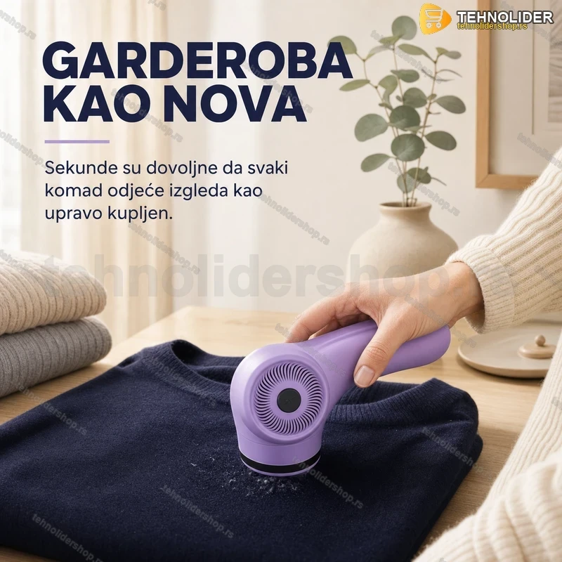 aparat-za-uklanjanje-dlacica-sa-tkanine-tehnolidershop Aparat za uklanjanje dlačica sa tkanine — bežični, lagan, za sve vrste tkanina