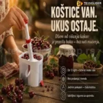 Aparat za čišćenje koštica iz višanja i trešanja