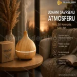 Aroma Difuzer 400ml – Ultrazvučni Ovlaživač i Osveživač Vazduha za Dom i Kancelariju