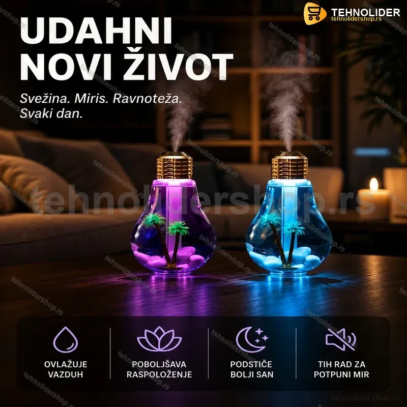 Aroma difuzer – Sijalica Aroma difuzer – Sijalica