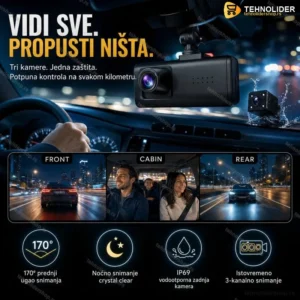 Auto kamera 3 u 1 – Vaš savršen saputnik za sigurnu vožnju