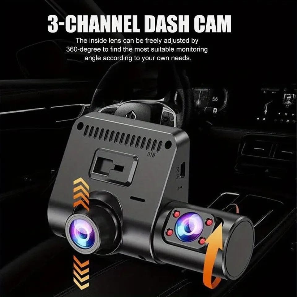 Auto kamera sa 3 kamere DVR za auto 3u1 auto kamera DVR - detalji
