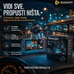 Auto kamera sa 3 kamere DVR za auto 3u1 Black Box