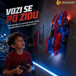 Spajdermen auto koji se vozi po zidu — RC autić sa gravitacijskim efektom