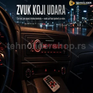 AutoMusic Auto Radio MP3 Plejer 4×60W sa USB i SD Karticom