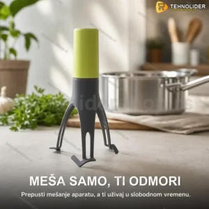 Automatska Mešalica za Kuvanje na Baterije sa 3 Brzine i LED Indikatorom