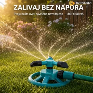 Automatska Rotaciona Prskalica 360° za Baštu i Travnjak