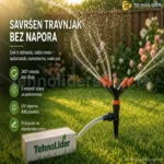 Automatska Rotirajuća Prskalica 360° za Travnjak i Baštu – ABS