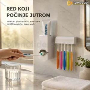 Automatski dozer za pastu i držač četkica za zube