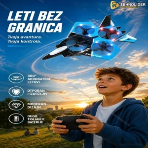 Avion dron sa daljinskom kontrolom