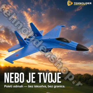 Avion na daljinsko upravljanje SU-27 Foam Fighter – RC avion od pene za početnike