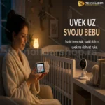 BabyGuard Wi-Fi Video Bebi Monitor sa HD Noćnom Vizijom