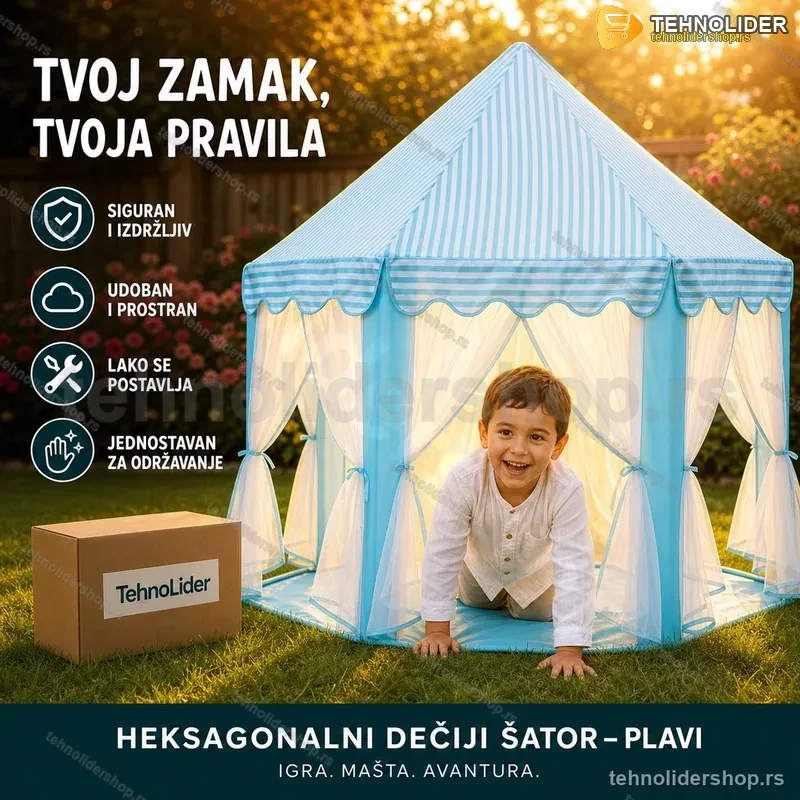 Bajkoviti šator – zamak za Dečake Bajkoviti šator – zamak za Dečake