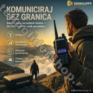 Baofeng UV-82 Toki Voki Radio Stanica – Domet do 5 km